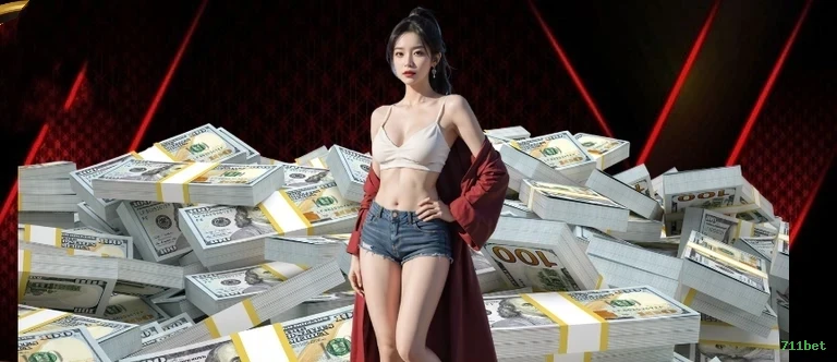 Imagem promocional do aplicativo mobile da 711bet